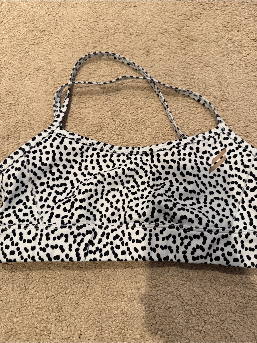 DoYouEven Hyperflex sports bra (specifically the "Dalmatian" print sz small